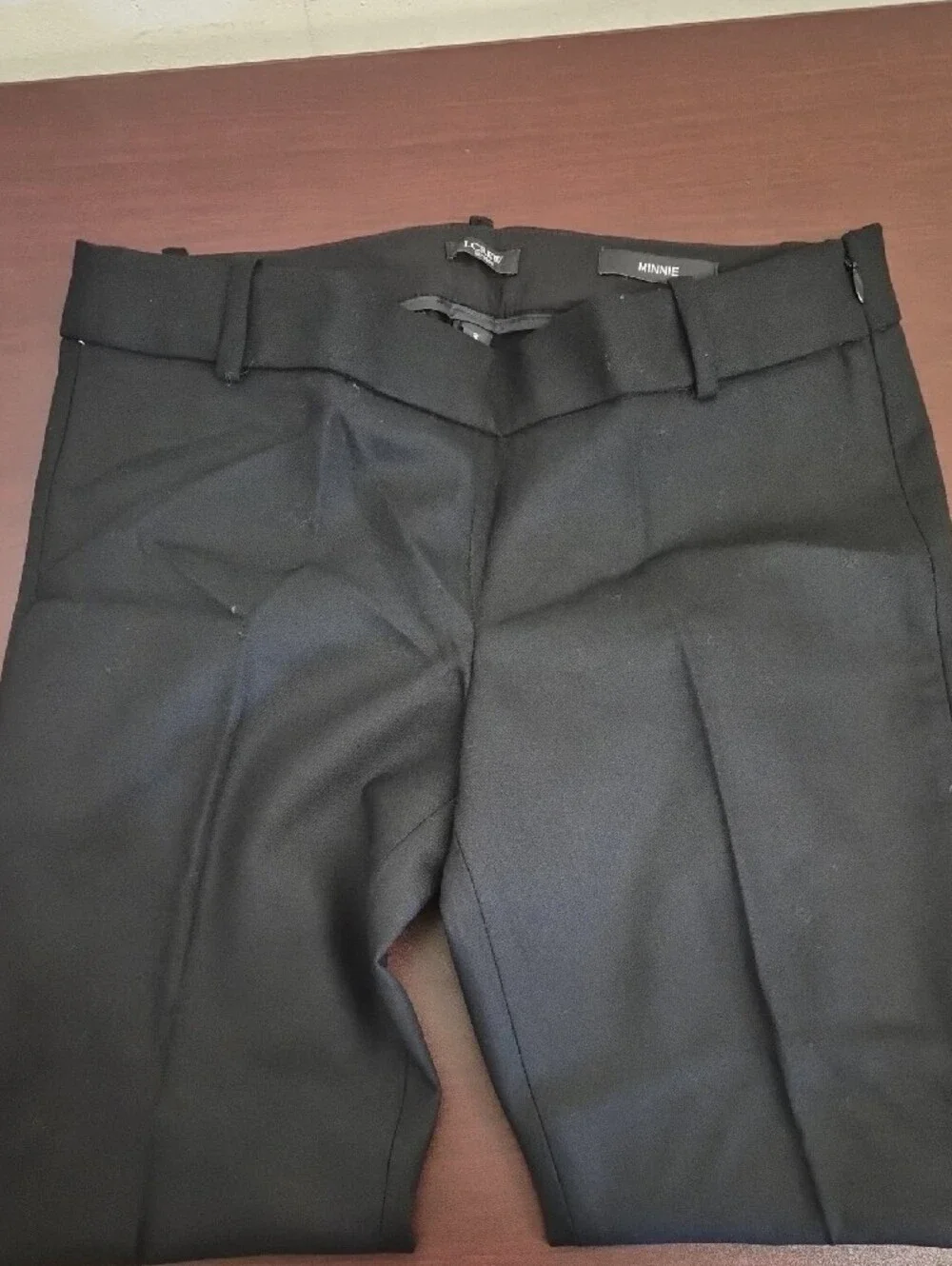 J. Crew Black Women's Dress Pants - Tailored Flat Front Size 2